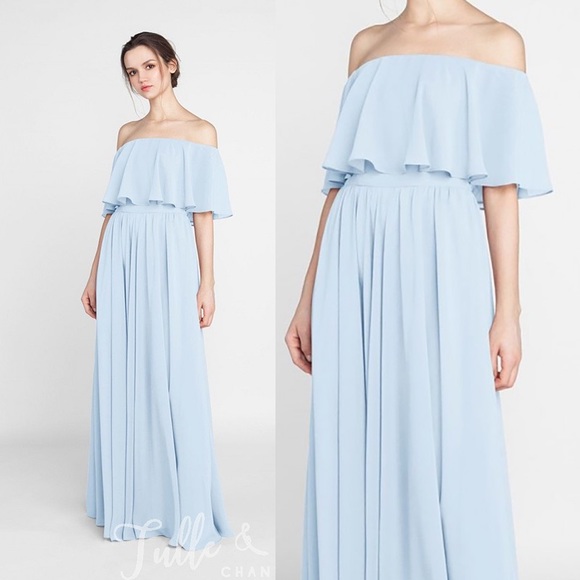 bridesmaid dresses tulle and chantilly